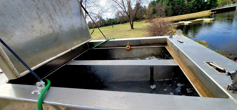Annual fish stocking at Fort McCoy helps maintain fish populations for anglers
