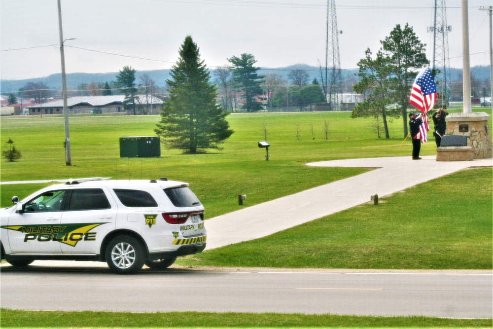 Fort McCoy police officers complete flag duty