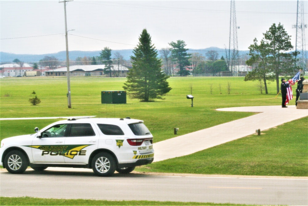 Fort McCoy police officers complete flag duty