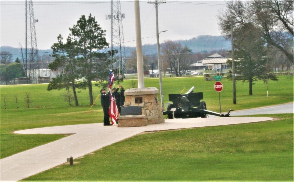 Fort McCoy police officers complete flag duty