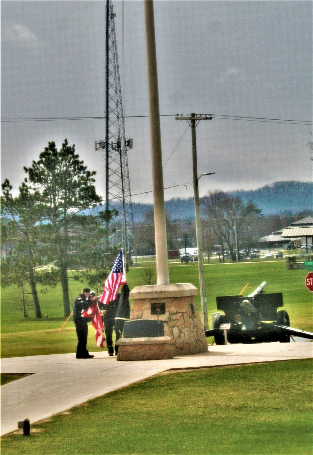 Fort McCoy police officers complete flag duty