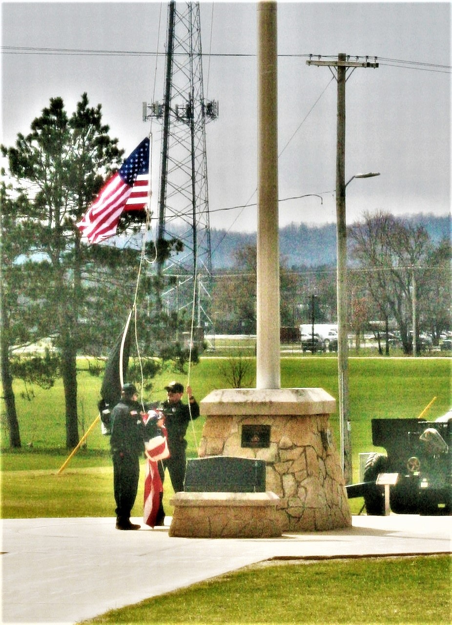 Fort McCoy police officers complete flag duty