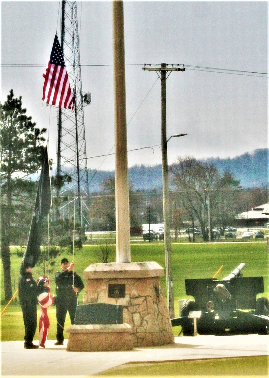 Fort McCoy police officers complete flag duty