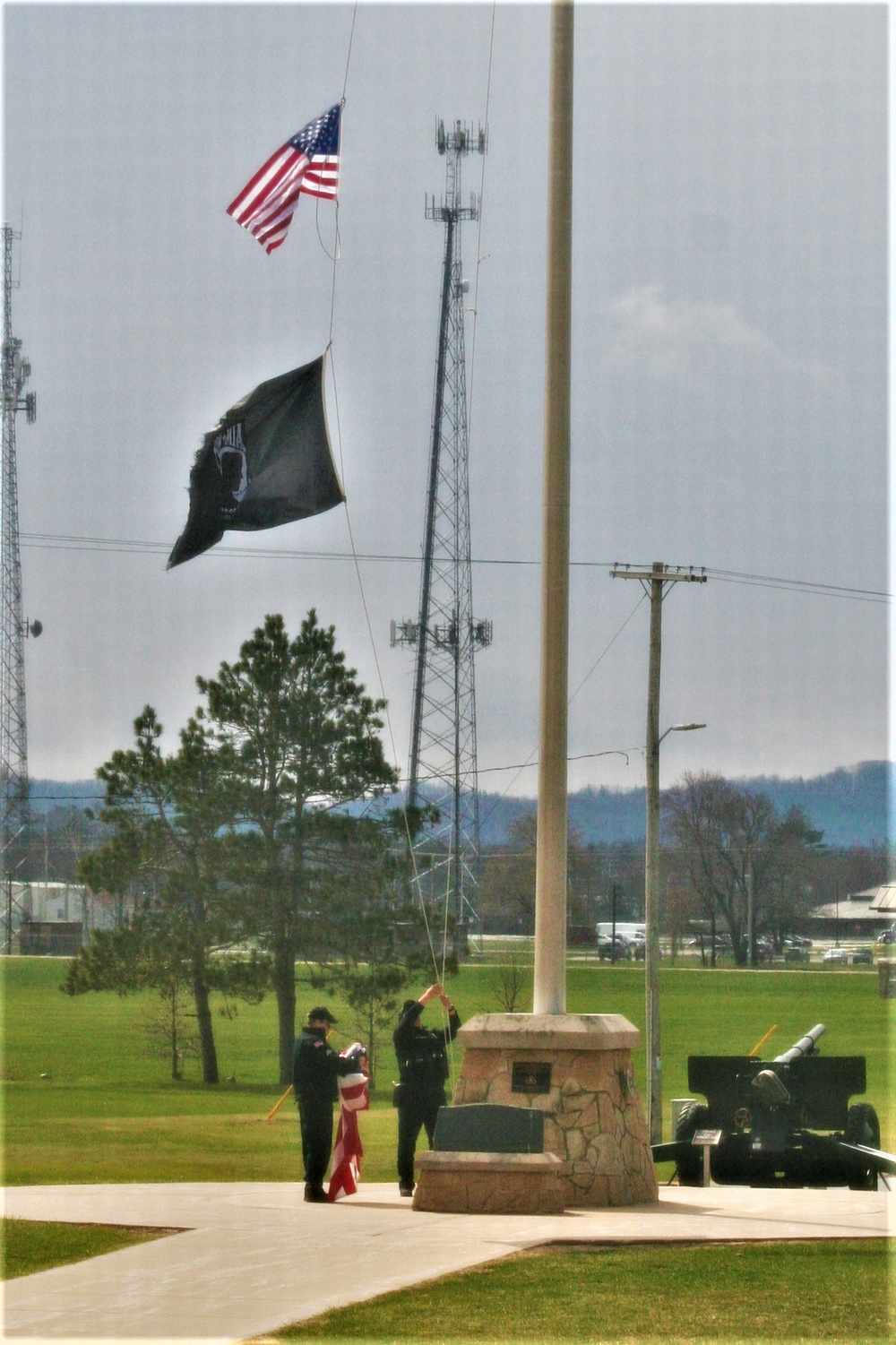 Fort McCoy police officers complete flag duty