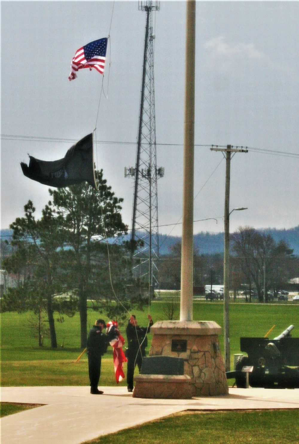 Fort McCoy police officers complete flag duty