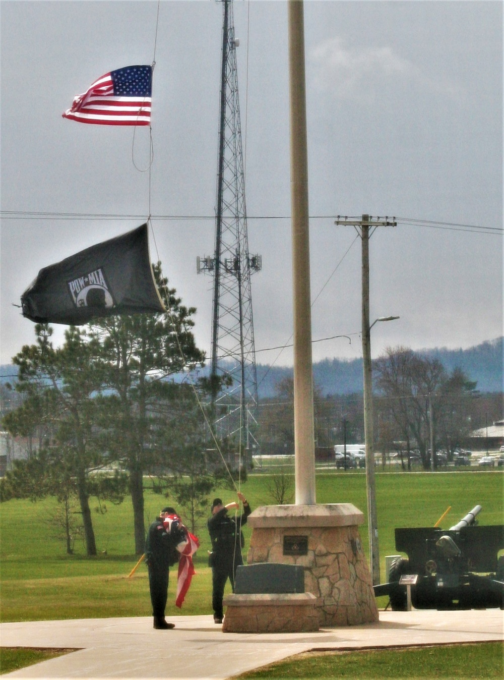 Fort McCoy police officers complete flag duty