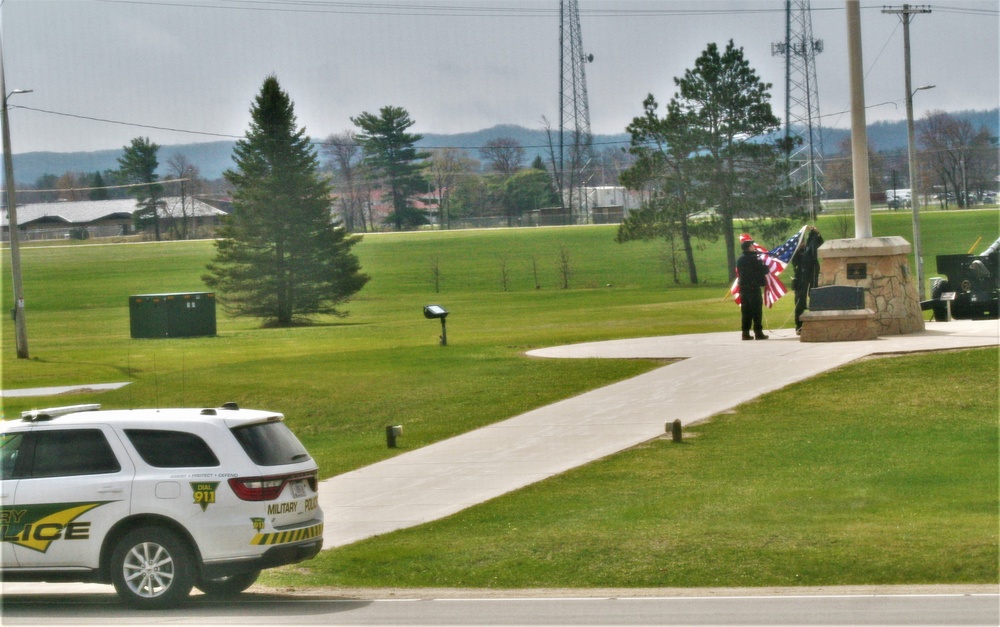 Fort McCoy police officers complete flag duty