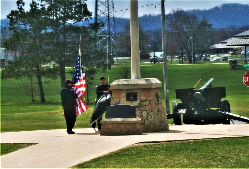 Fort McCoy police officers complete flag duty