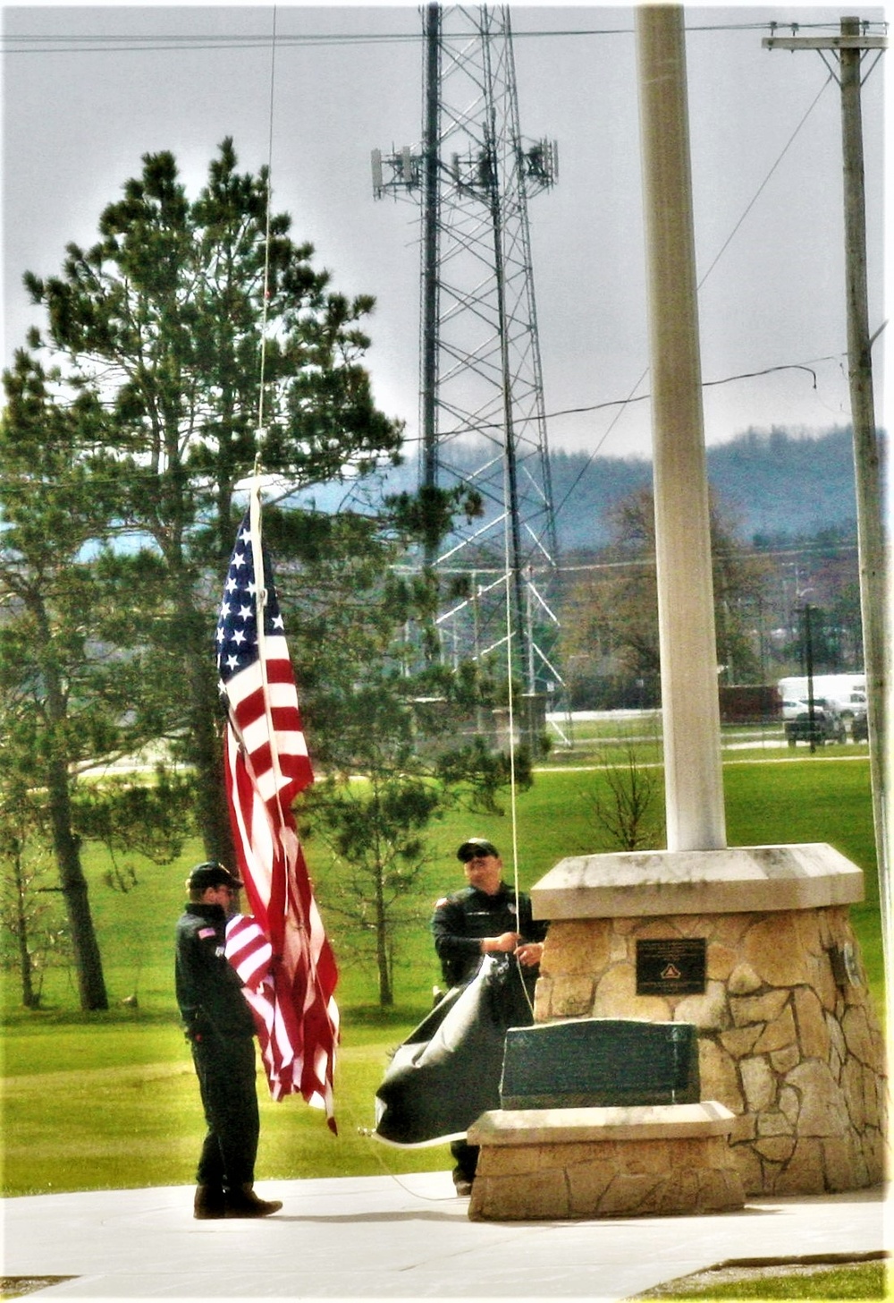 Fort McCoy police officers complete flag duty