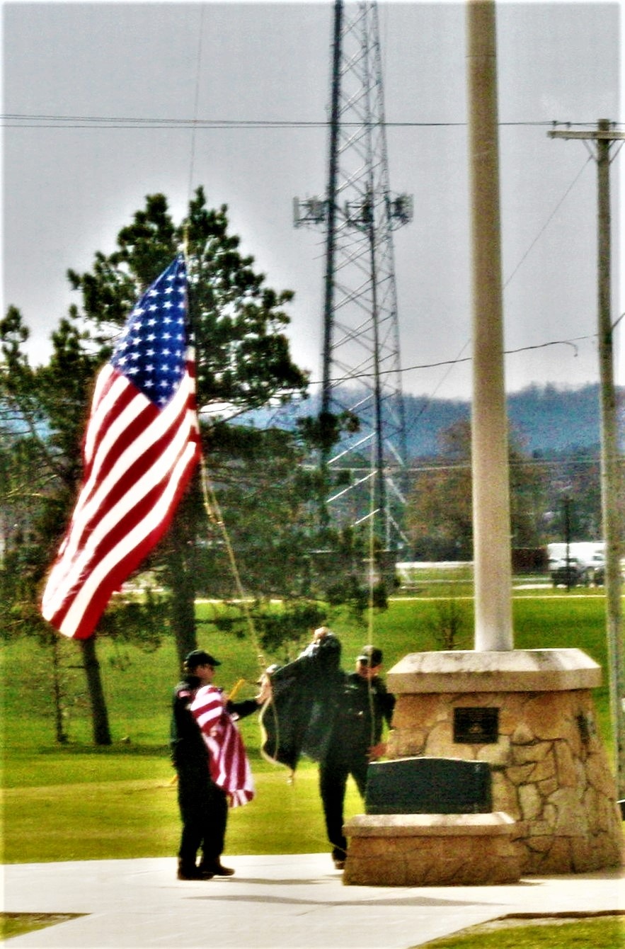 Fort McCoy police officers complete flag duty