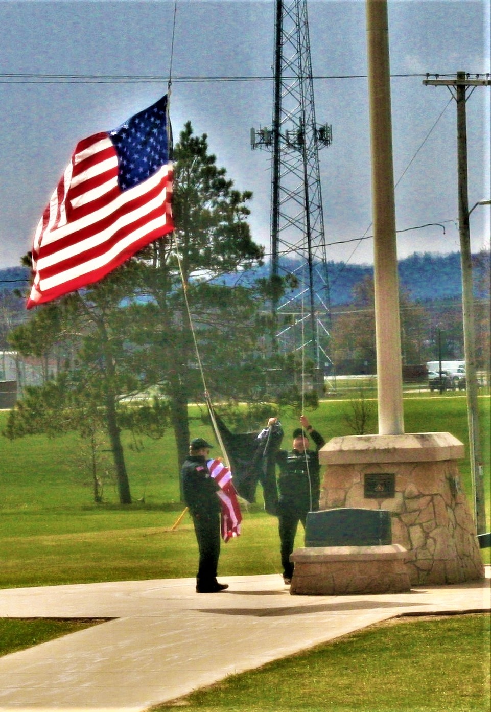 Fort McCoy police officers complete flag duty