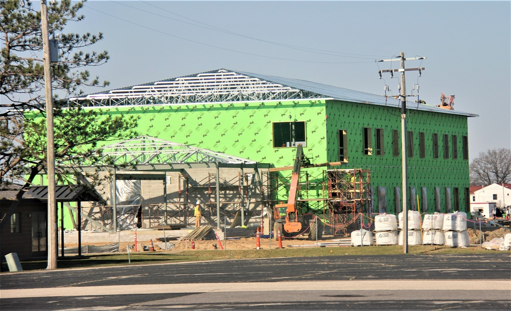 April 2023 construction operations of $11.96 million transient training brigade headquarters at Fort McCoy
