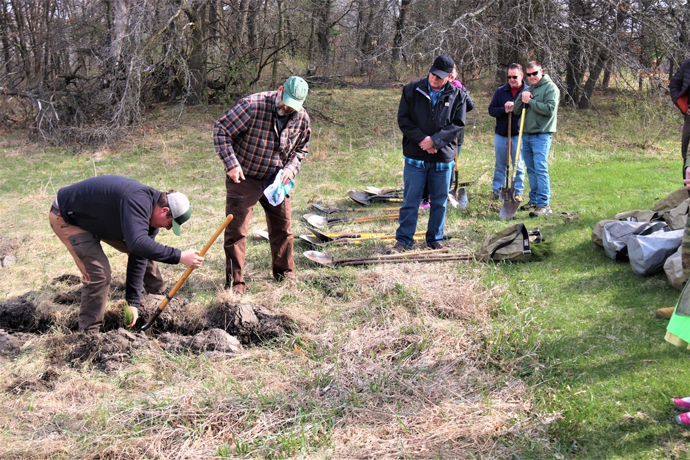 Fort McCoy community plants more than 500 trees for 2023 Arbor Day event