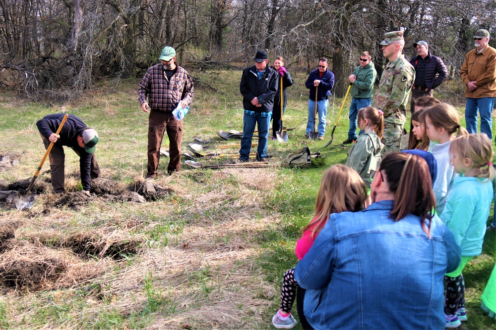 Fort McCoy community plants more than 500 trees for 2023 Arbor Day event