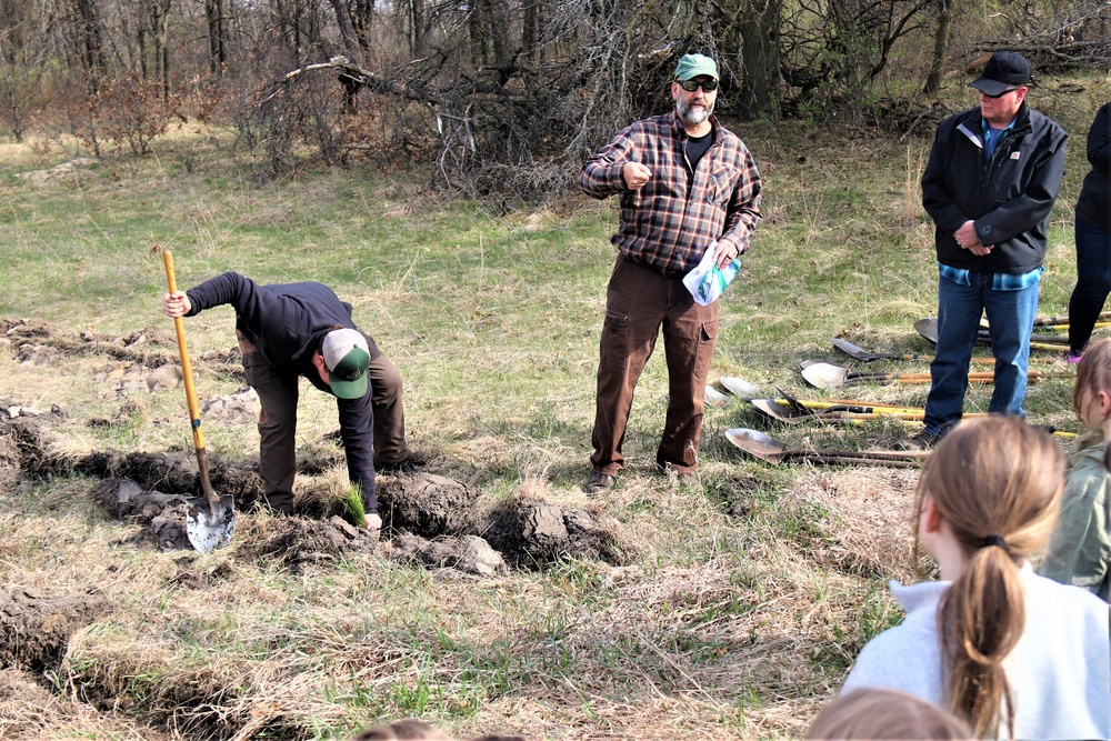 Fort McCoy community plants more than 500 trees for 2023 Arbor Day event