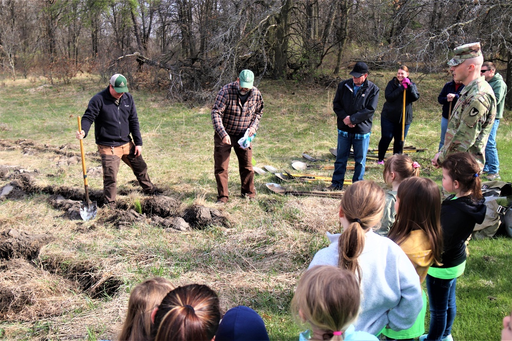 Fort McCoy community plants more than 500 trees for 2023 Arbor Day event