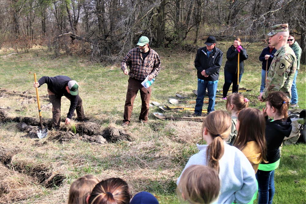 Fort McCoy community plants more than 500 trees for 2023 Arbor Day event