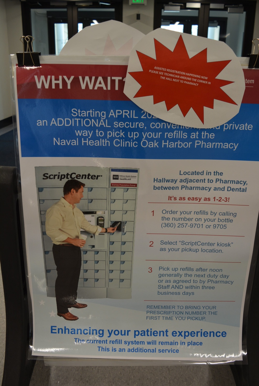 Naval Health Clinic Oak Harbor Improves Pharmacy Access with ScriptsCenter Lockers!