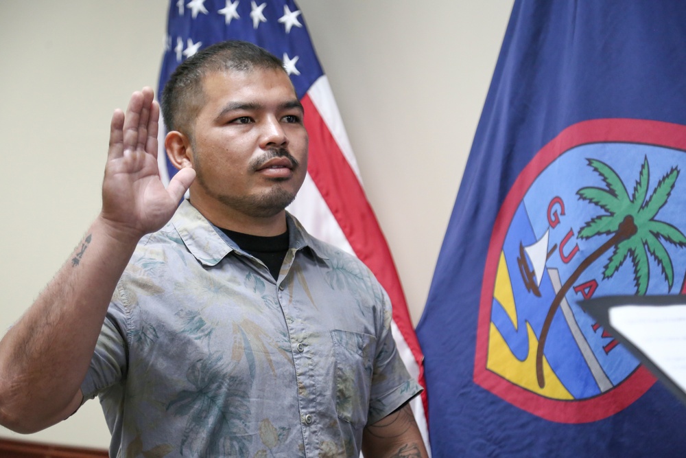 Guam Guard enlists first GED+ Program graduate