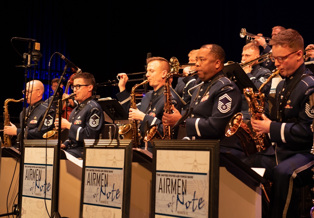 U.S. Air Force Band 'Airmen of Note' perform in York, Pennsylvania