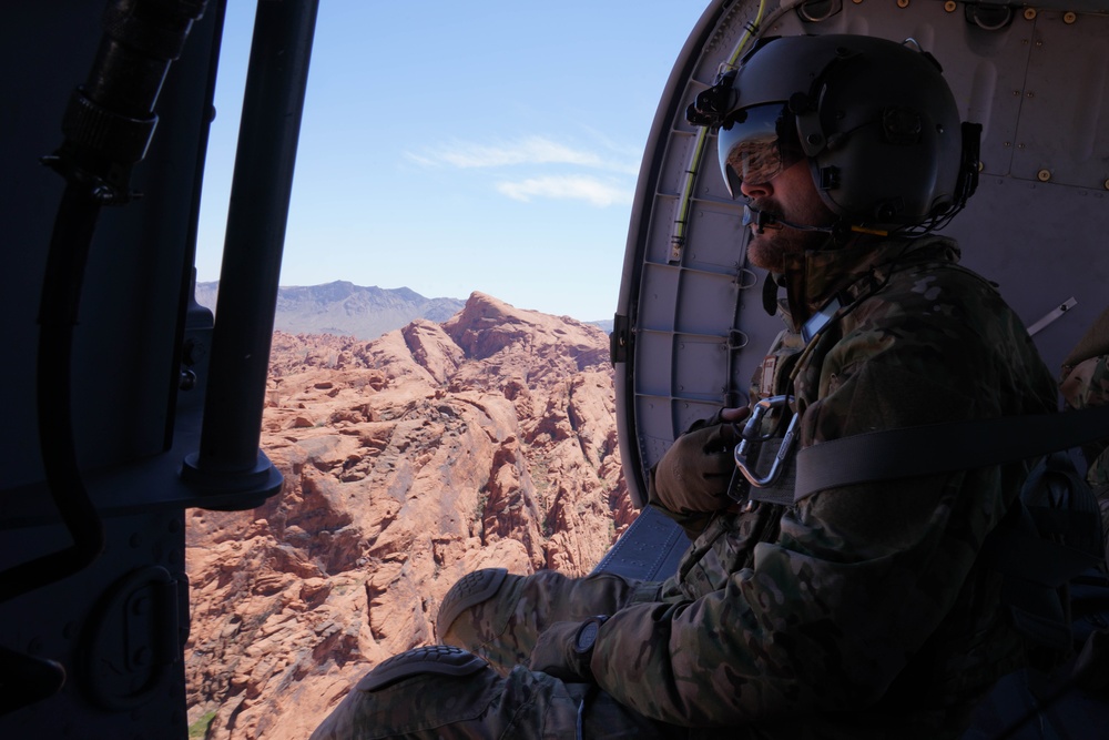 CSAR CTF training over Southern Nevada