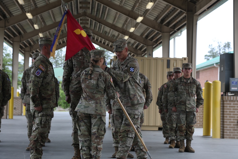 Ordnance Company receives change of first sergeant