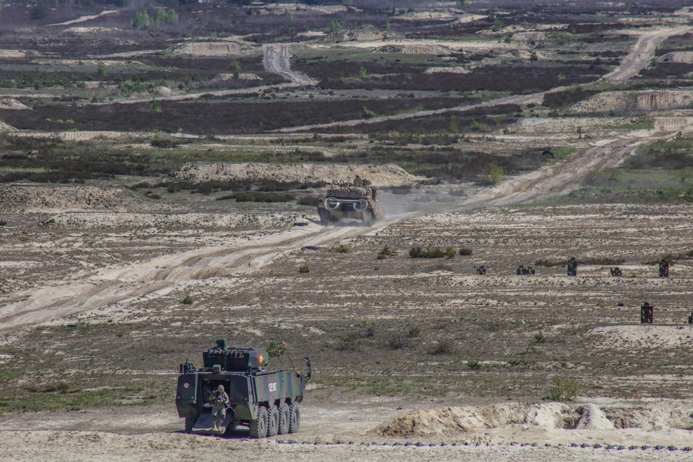 Anakonda23 Combined Arms Rehearsal Day 1