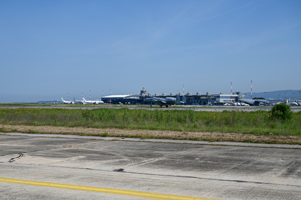 442d Fighter Wing A-10s launch for first missions of DEFENDER 23