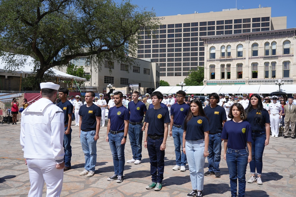 Local Navy Commands Participate in San Antonio Fiesta 2023