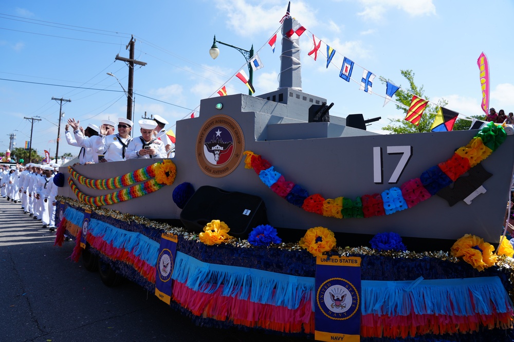 Local Navy Commands Participate in San Antonio Fiesta 2023