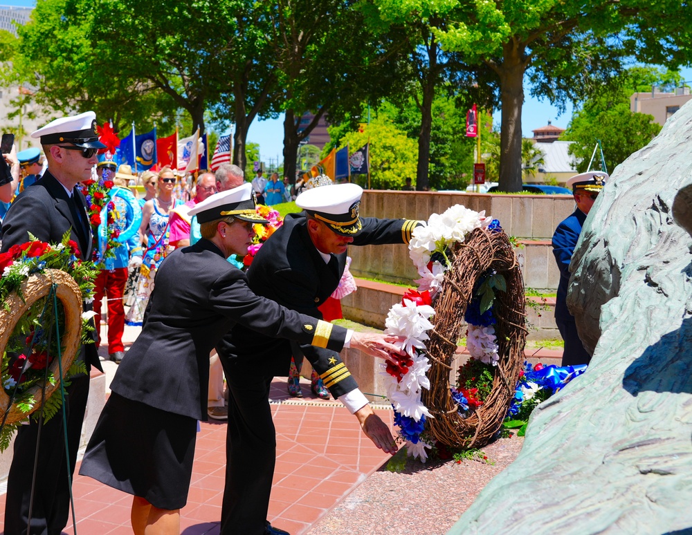 Local Navy Commands Participate in San Antonio Fiesta 2023