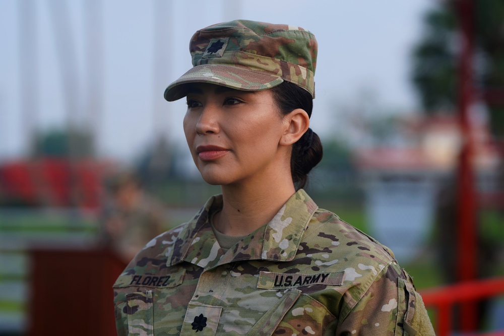 Lt. Col. Beatriz Florez relinquishes command of the 319th CSSB