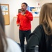Great Falls High School visits Malmstrom Child Development Center