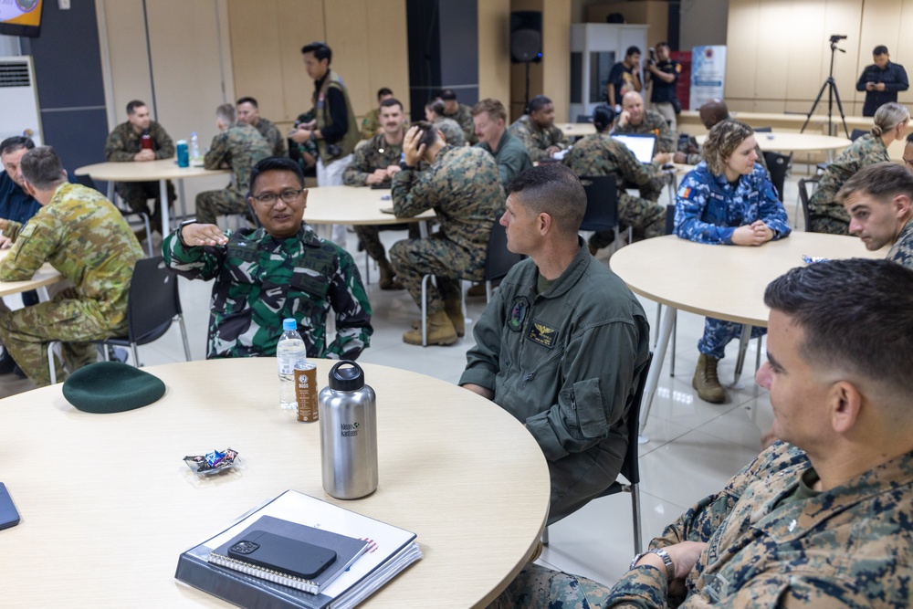 U.S. Marines, the Australian Defence Force, Indonesian National Armed Forces attend Crocodile Response 23 academic courses