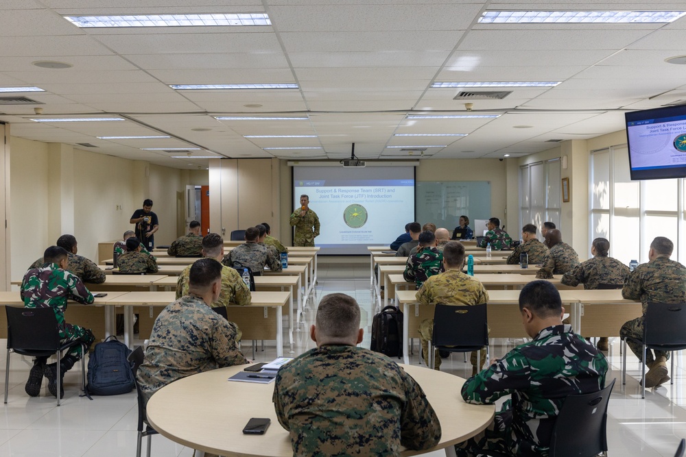 U.S. Marines, the Australian Defence Force, Indonesian National Armed Forces attend Crocodile Response 23 academic courses