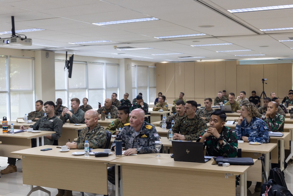 U.S. Marines, the Australian Defence Force, Indonesian National Armed Forces attend Crocodile Response 23 academic courses