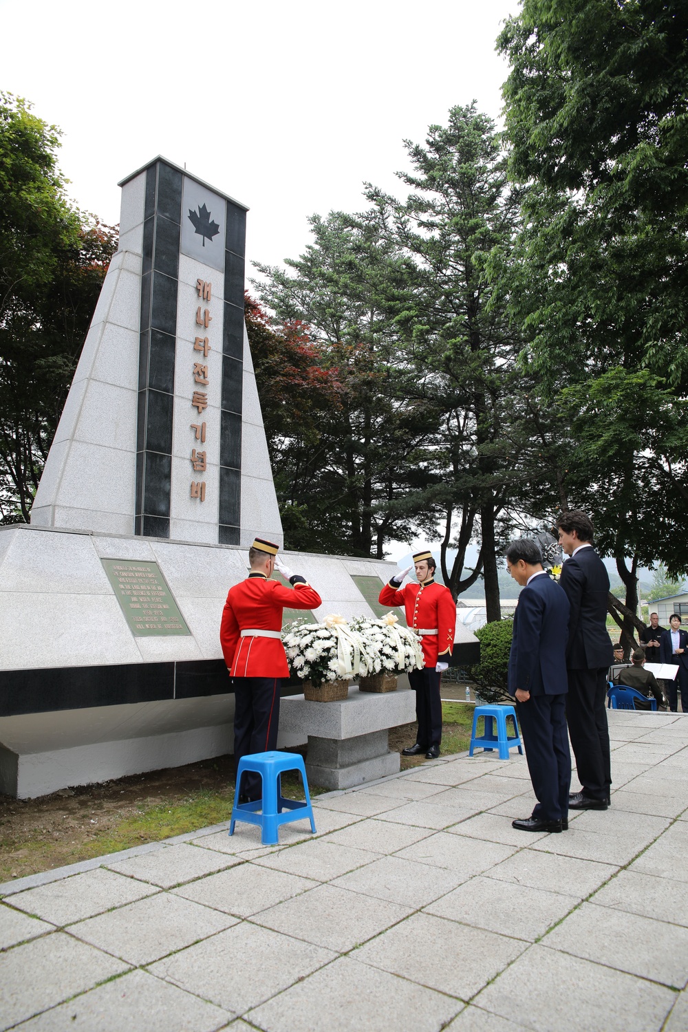 Canadian Prime Minister Honors the Fallen in Korea