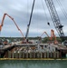 Cofferdam keeps crew cruising through concrete placements