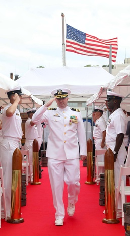 USS Milius (DDG 69) Holds Change of Command Ceremony