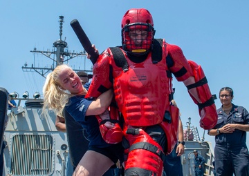 USS Paul Hamilton OC Spray Course