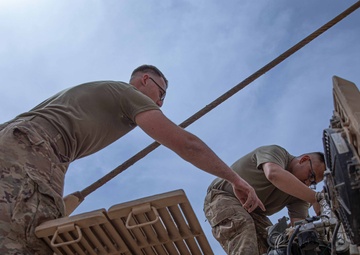145th Brigade Support Battalion Conducts Motor Pool Ops
