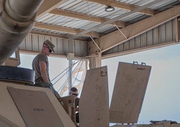 145th Brigade Support Battalion Conducts Motor Pool Ops