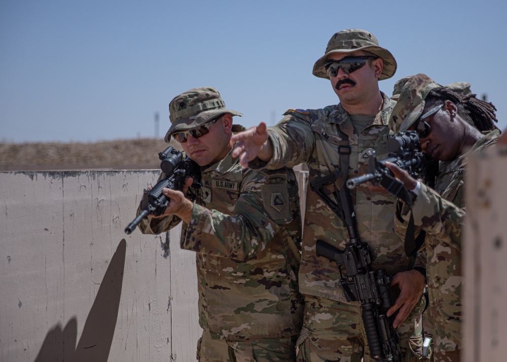 79th Infantry Brigade Combat Team and 272nd Chemical Company Conduct Infantry training