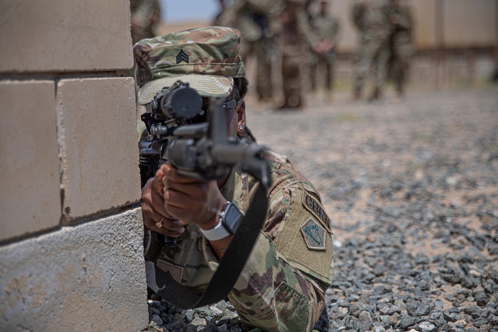 79th Infantry Brigade Combat Team and 272nd Chemical Company Conduct Infantry training