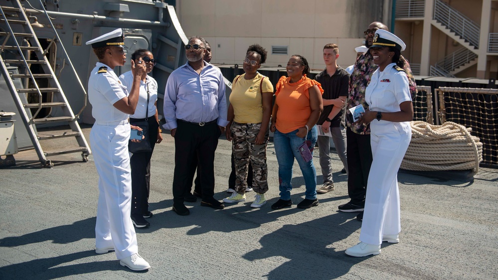 Chaplain's Ship Tour during Fleet Week Port Everglades