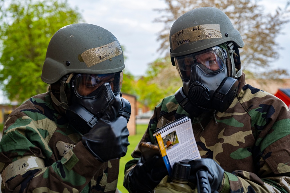 100th LRS Airmen secure base during exercise