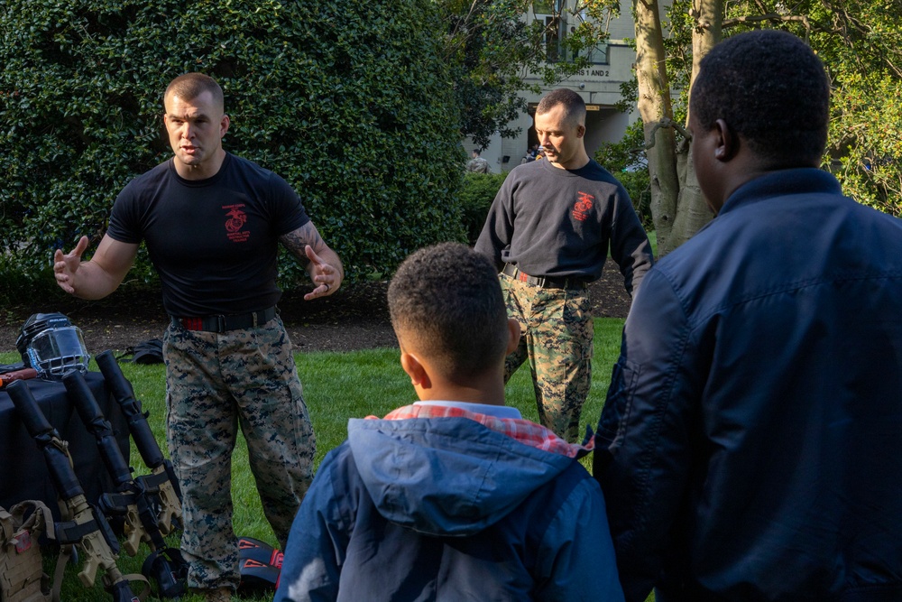 Marine Corps Recruiting Command Attends Pentagon’s Bring Your Child to Work Day