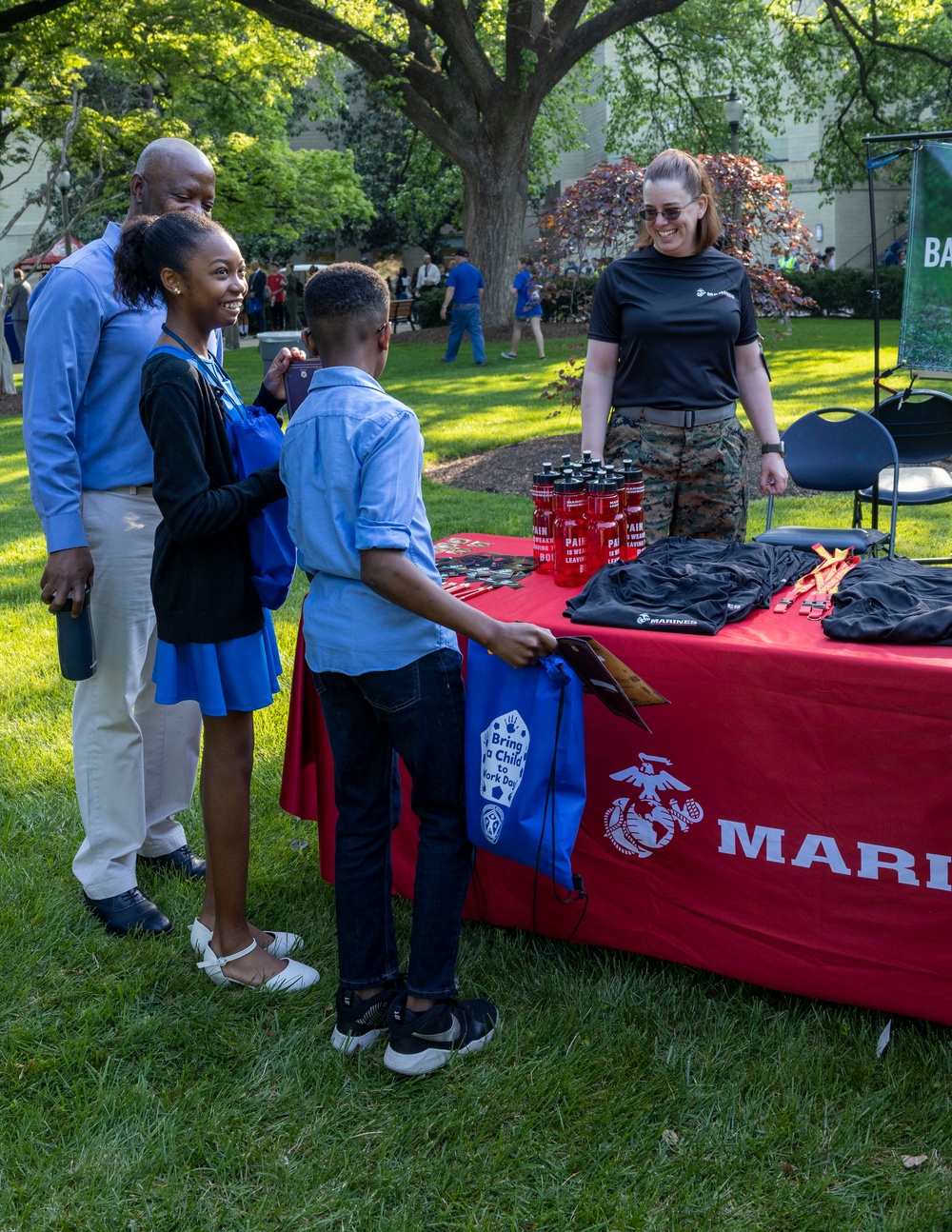 Marine Corps Recruiting Command Attends Pentagon’s Bring Your Child to Work Day