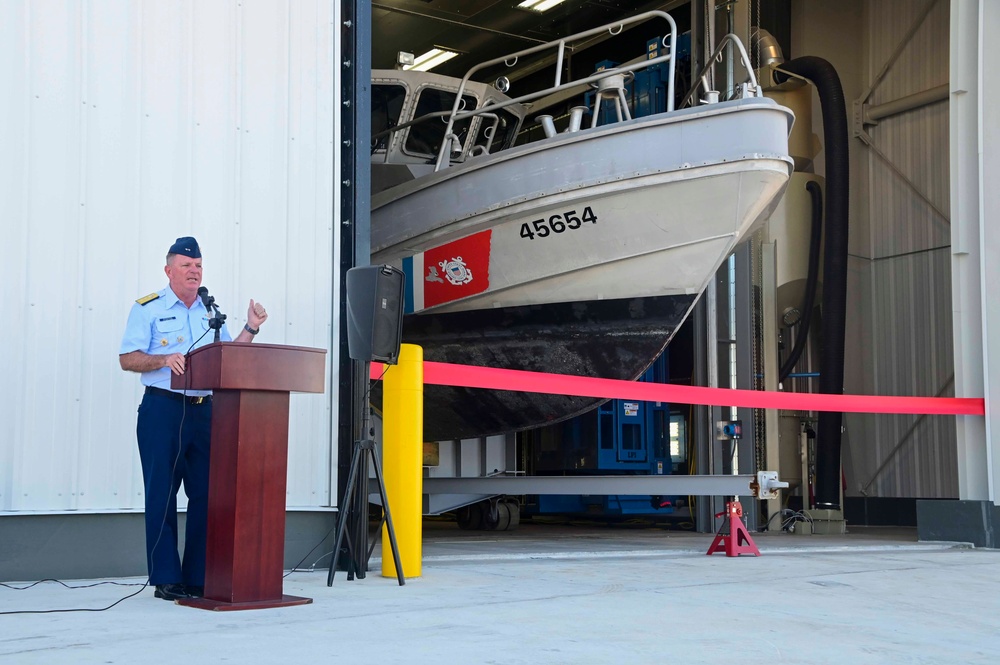 Coast Guard cuts ribbon on $9.7 million Paint and Sandblast facility