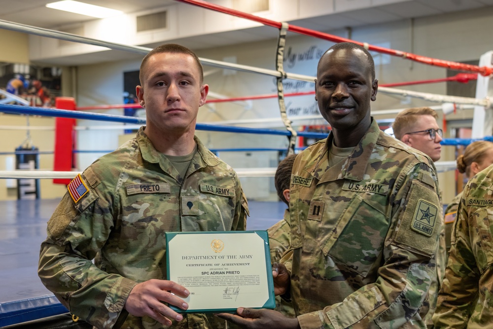 Soldier-athletes recognized for outstanding ACFT Scores